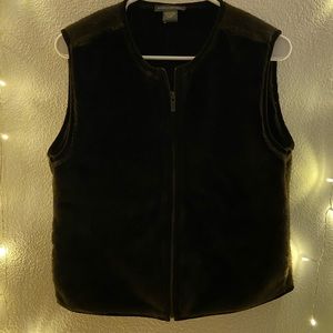 Brown fuzzy Banana Republic Vest